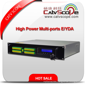 32ports High Power 1550nm 2u Erbium Ytterbium Co-Doped Optical Amplifier EDFA